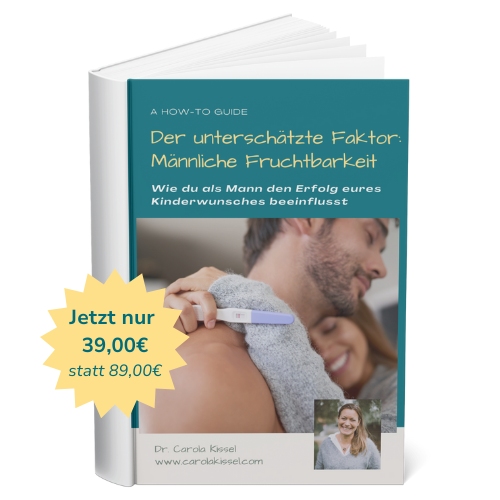 Mockup des E-Books zur männlichen Fruchtbarkeit