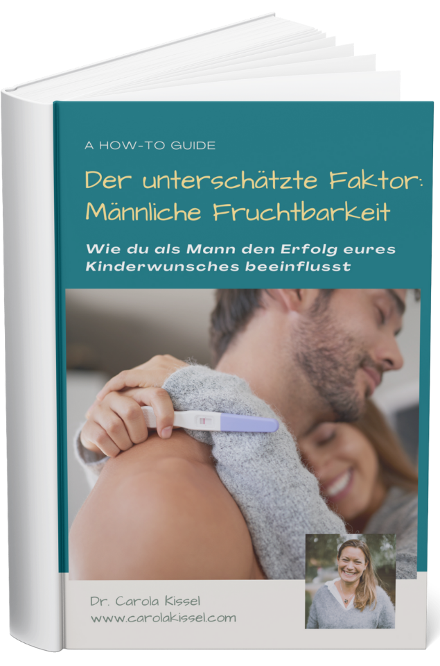 Mockup des E-Books zur männlichen Fruchtbarkeit